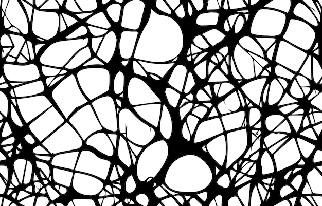 Patrón blanco y negro Textura abstracta Diseño de fondo abstracto Ilustración vectorial