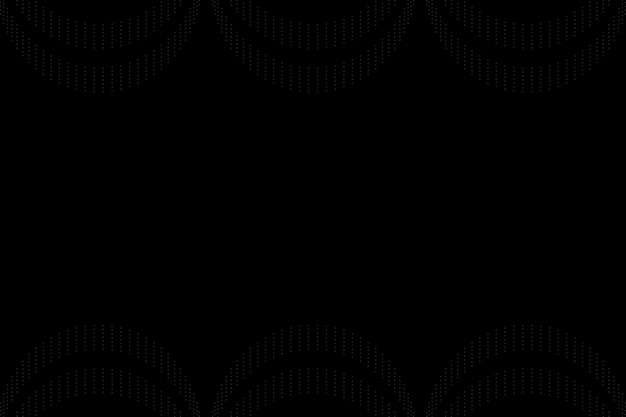 patrón de borde de fondo negro abstracto