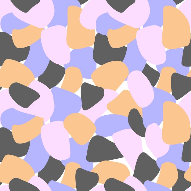 Patrón de burbujas abstractas para diseño de impresión patrón geométrico abstracto sin costuras