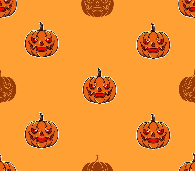 Patrón de cabeza de calabaza