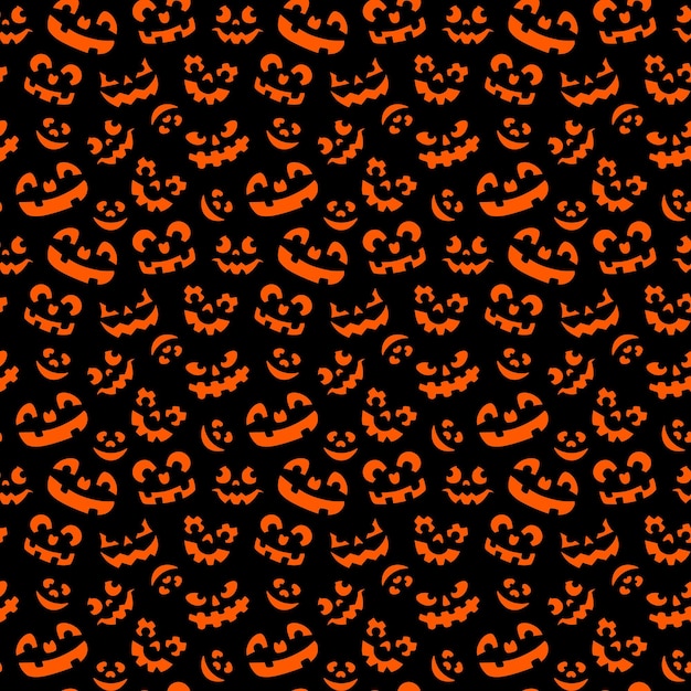 El patrón de las calabazas de Halloween el fondo de las vacaciones