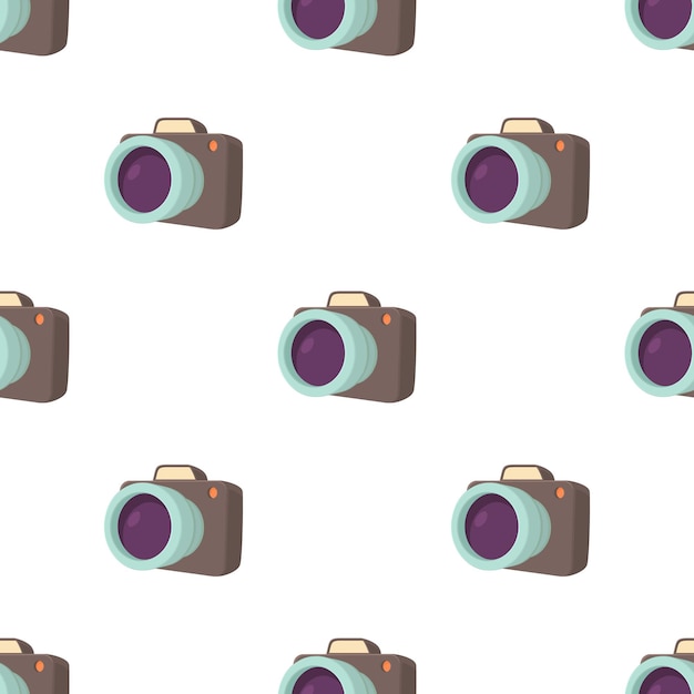 Patrón de cámara textura de fondo sin costuras repetir papel tapiz vector geométrico