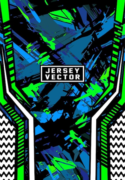 patrón de camiseta para deportes de sublimación