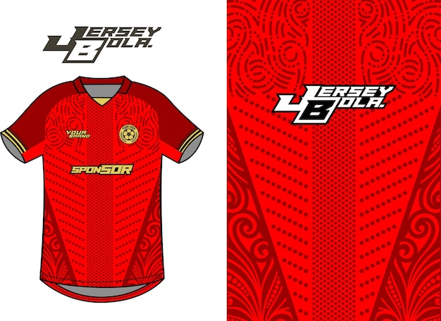 patrón de camiseta deportiva 2024 para la sublimación