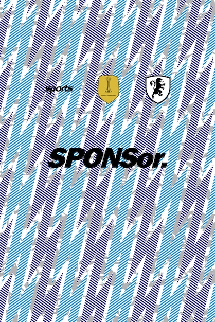 El patrón de la camiseta deportiva para el sublime