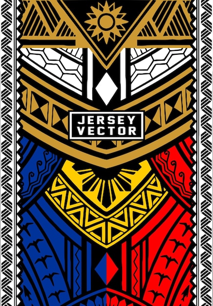 patrón de camiseta para el diseño deportivo de sublimación