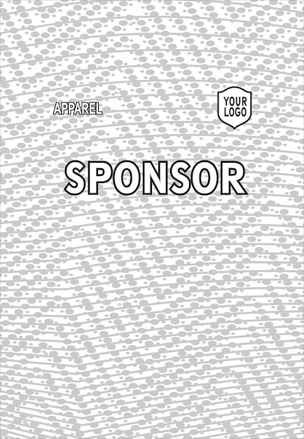patrón de camiseta de fondo para el uniforme de fútbol