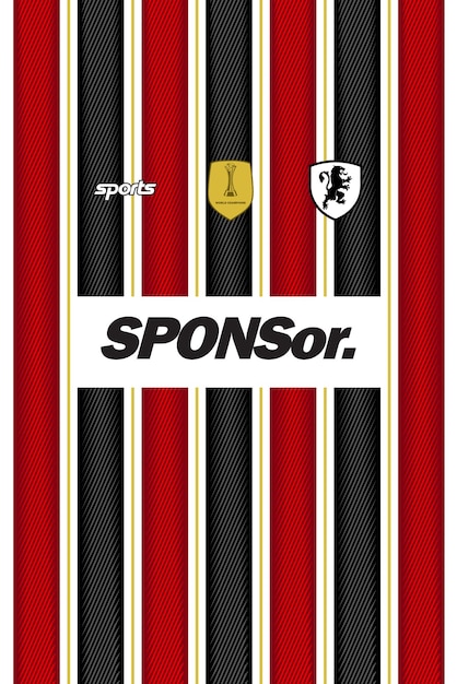 El patrón de la camiseta de fútbol para el sublime