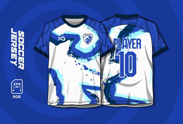 Patrón de camiseta de uniforme deportivo