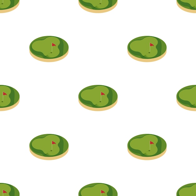 Patrón de campo de golf textura de fondo sin costuras repetir papel tapiz vector geométrico