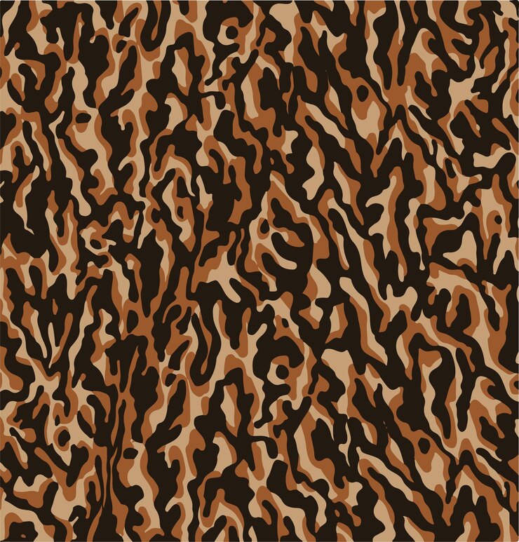 Patrón de camuflaje abstracto inspirado en las manchas de leopardo