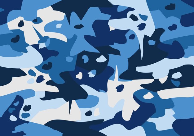 patrón de camuflaje azul marino sin costuras