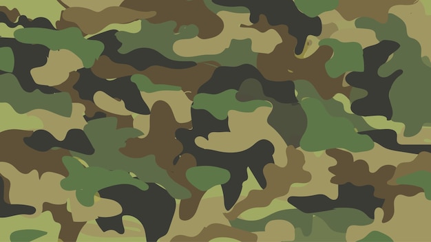 El patrón de camuflaje del bosque
