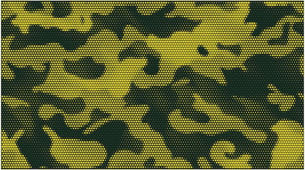 Patrón de camuflaje sin costuras de medio tono punteado