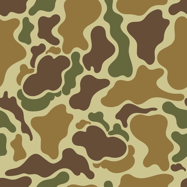 Vector patrón de camuflaje sin costuras vectorial