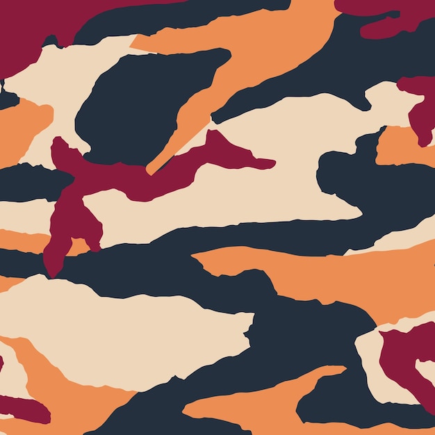 Patrón de camuflaje de moda, ilustración vectorial.Impresión militar Fondo de pantalla vectorial