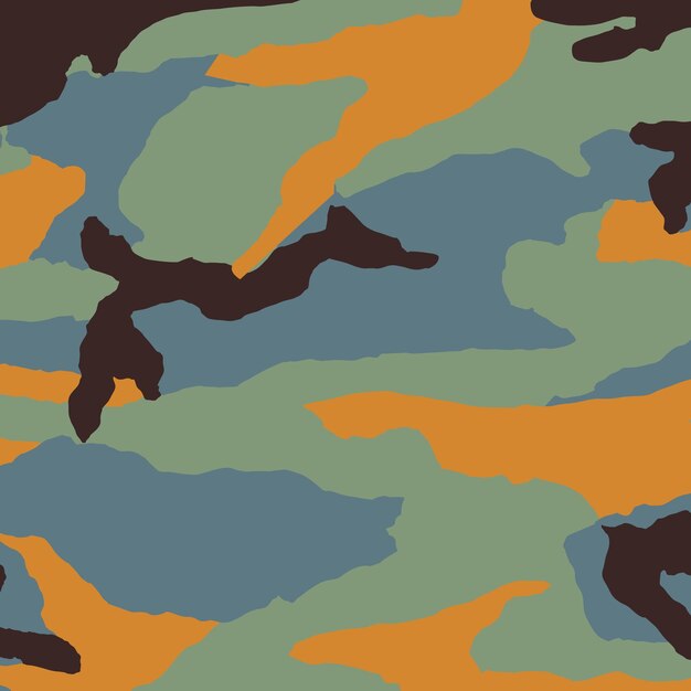 Patrón de camuflaje de moda, ilustración vectorial.Impresión militar Fondo de pantalla vectorial