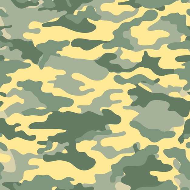 Patrón de camuflaje vectorial para el diseño de ropa Patrón militar de camuflaje de moda