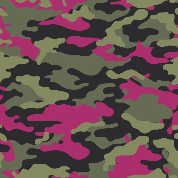 Vector patrón de camuflaje vectorial para el diseño de ropa patrón militar de camuflaje de moda