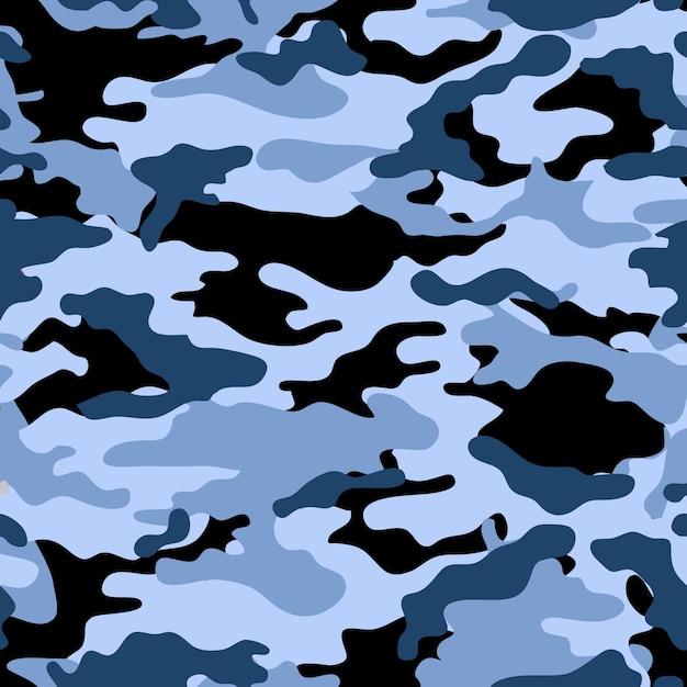 Patrón de camuflaje vectorial para el diseño de ropa patrón militar de camuflaje de moda