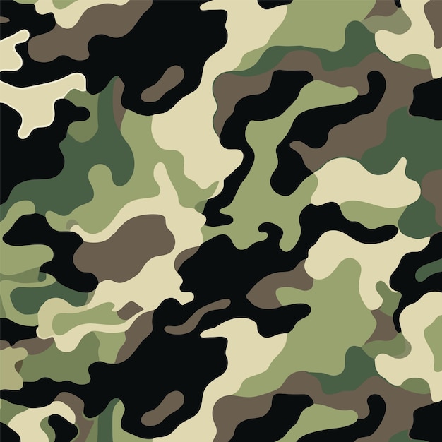 patrón de camuflaje vectorial de fondo para el ejército y los militares