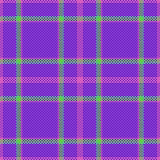 Patrón check plaid Fondo textil textura Tartan tejido vectorial sin costuras