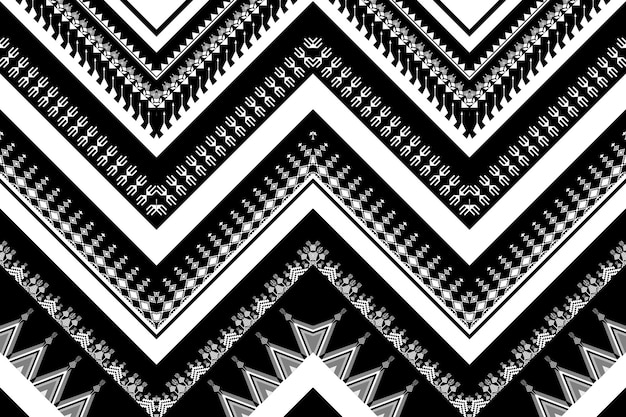 Patrón de Chevron blanco y negro