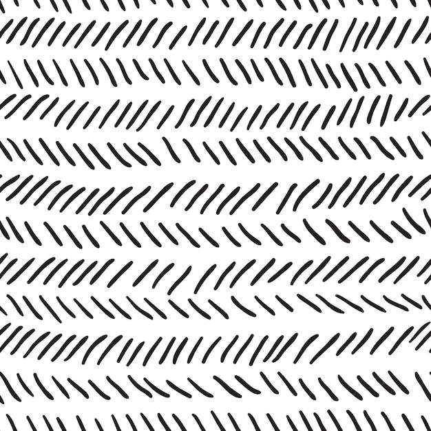 Patrón de chevron dibujado a mano lindo doodle repetición azulejo