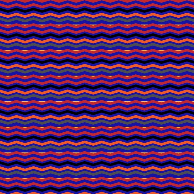 Patrón de Chevron en zigzag vibrante