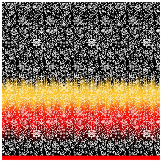 patrón chunri textil multicolor