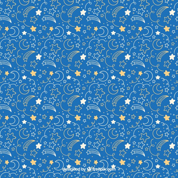 Patrón del cielo nocturno