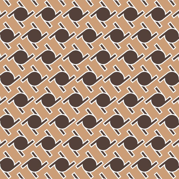 Patrón circular fondo de lujo diseño geométrico formas redondas abstractas motivo vector sin costuras