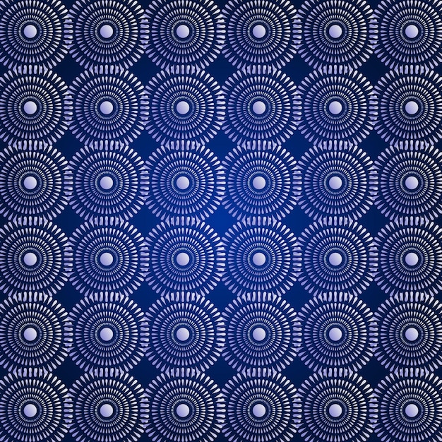patrón de círculo azul con degradado en el centro