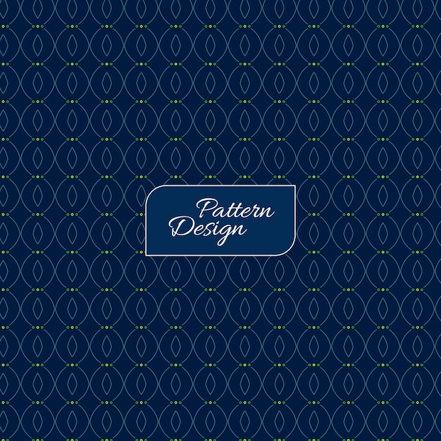 Patrón de círculo con fondo azul elegante