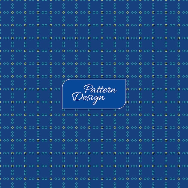 Patrón de círculo fondo azul moderno y elegante