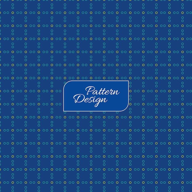 Patrón de círculo fondo azul moderno y elegante