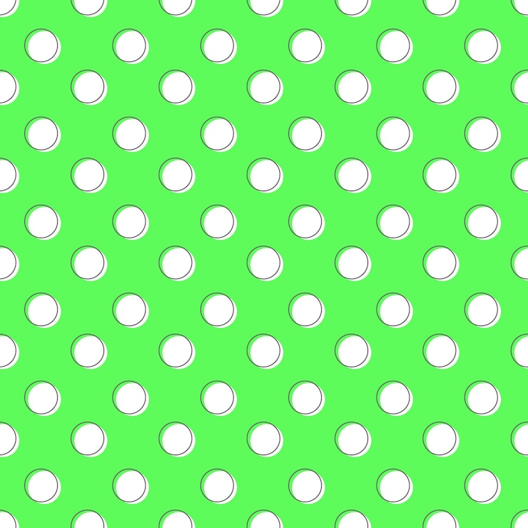 Vector patrón de círculos de caramelo de línea plana