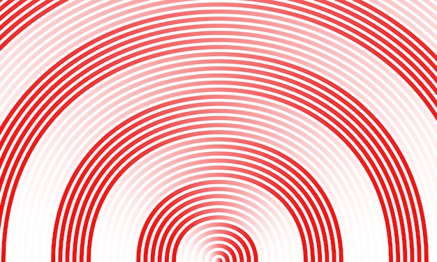Patrón de círculos concéntricos rojos