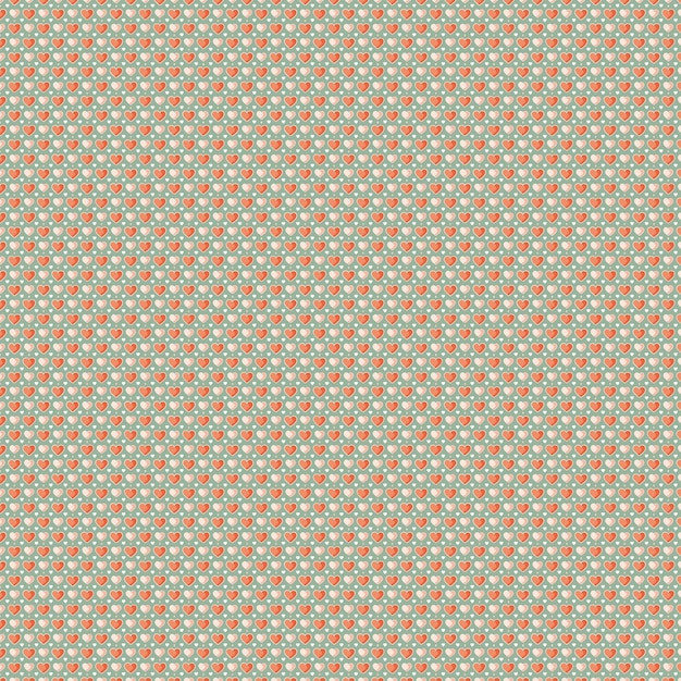 Patrón de círculos geométricos naranja y beige