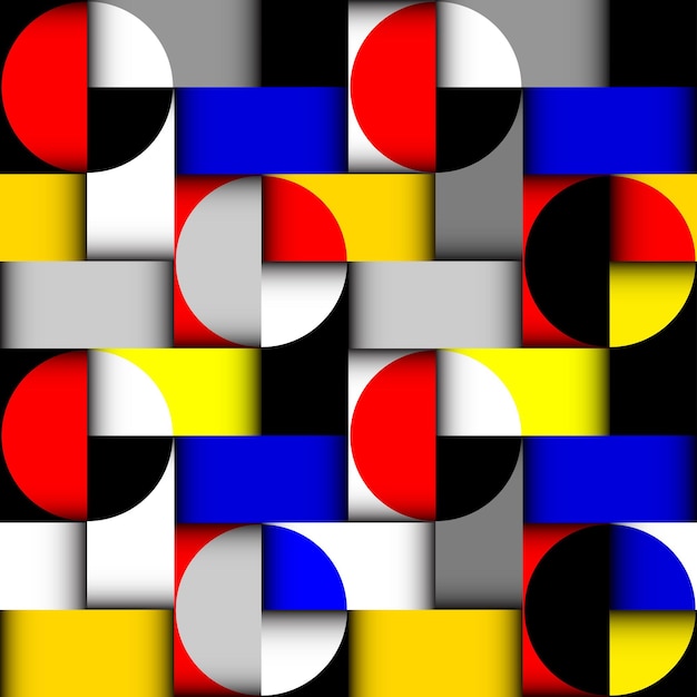 El patrón clásico de puntos de polca en un estilo de collage de patchwork