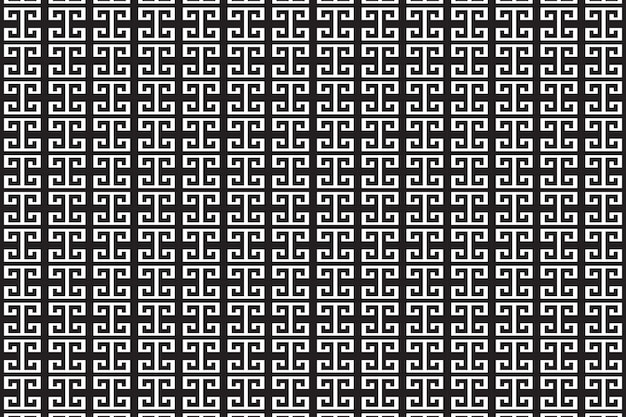 Patrón de clave griega geométrica moderna