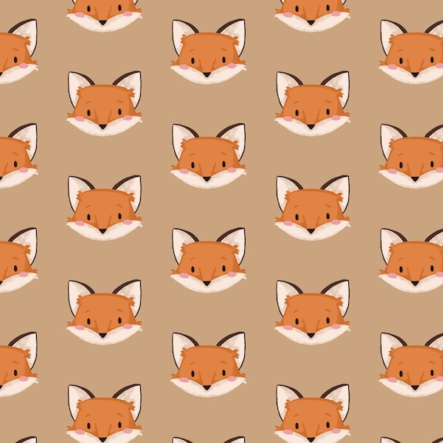 Patrón de colección otoño Fox