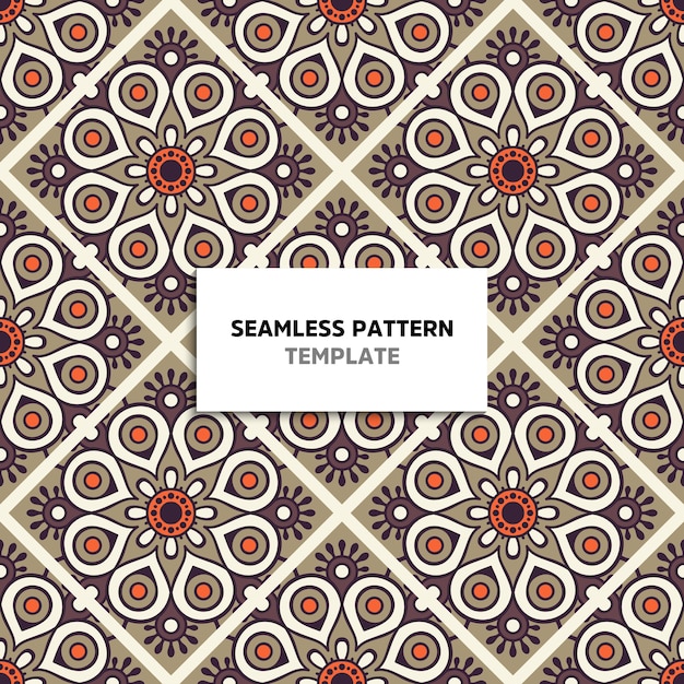Patrón de color mandala transparente