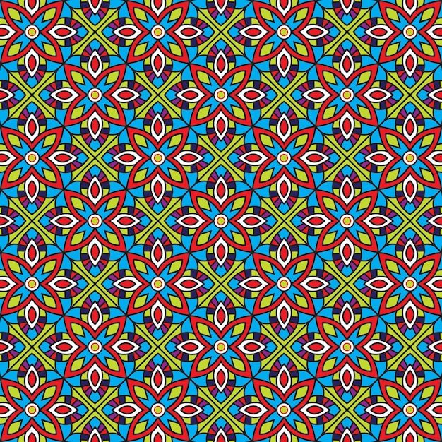 Patrón de color mandala transparente