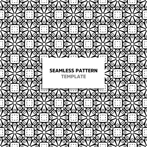 Patrón de color negro mandala transparente