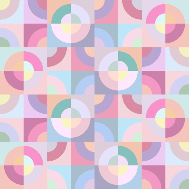 Patrón de color pastel geométrico abstracto 012