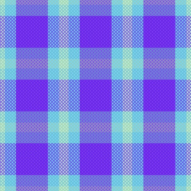 Patrón de color retro tartán o plaid Diseño de ilustración vectorial