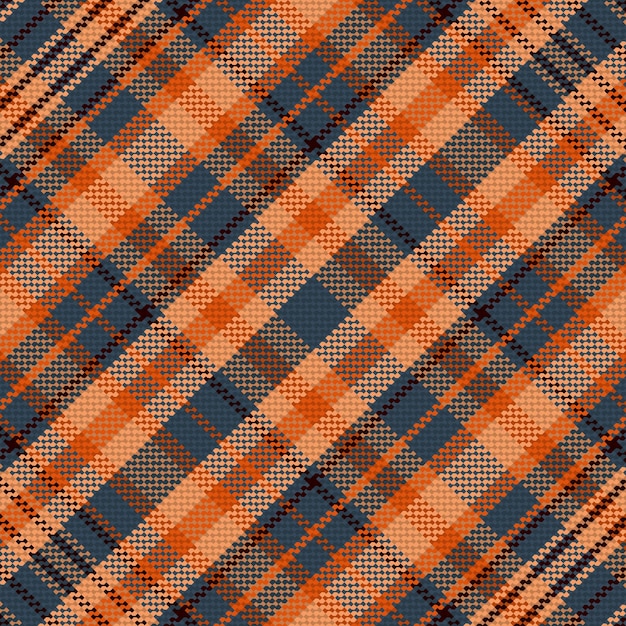 Patrón de color retro tartán o plaid