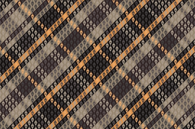 Patrón de color retro tartán o plaid