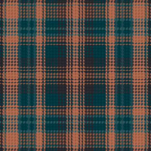 Patrón de color retro tartán o plaid